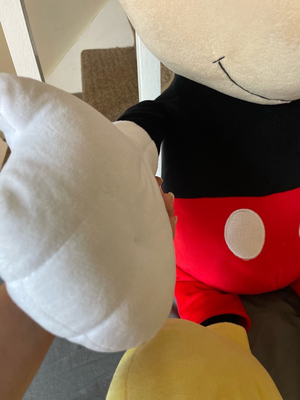 Disney Baby Mickey Mouse Jumbo Stuffed Animal Plush Toy 40inch - Good condition - Picture 5 of 9